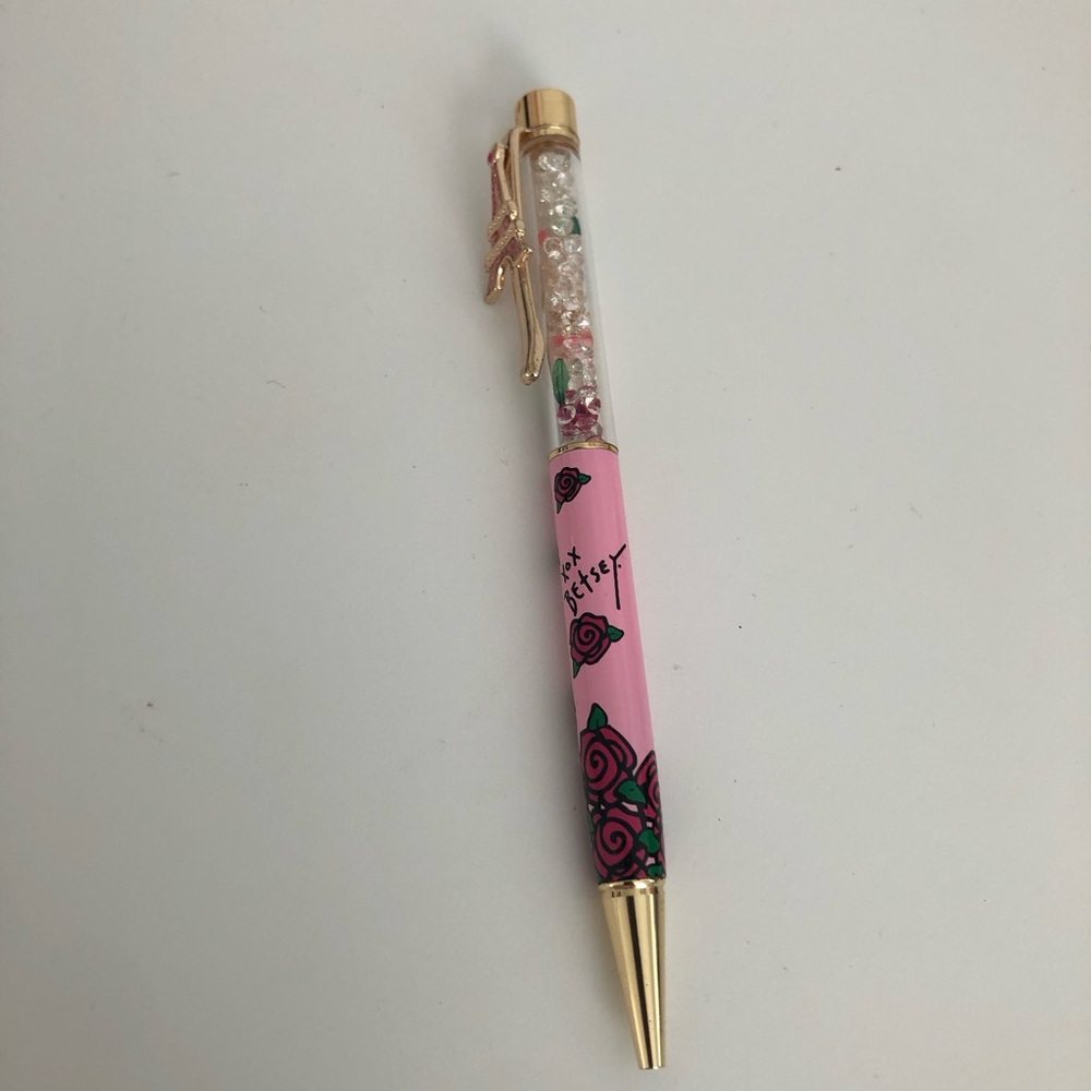 Betsy Johnson Eiffel Tower and Rose Pen